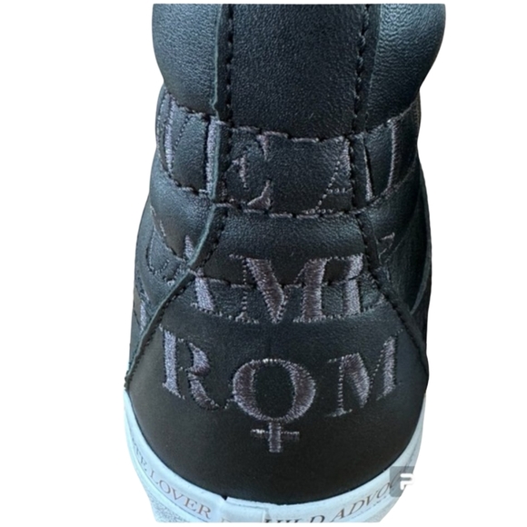 Vans Sk8-Hi 'Divine Energy' High top Sneakers black leather Size 9 - Picture 15 of 16